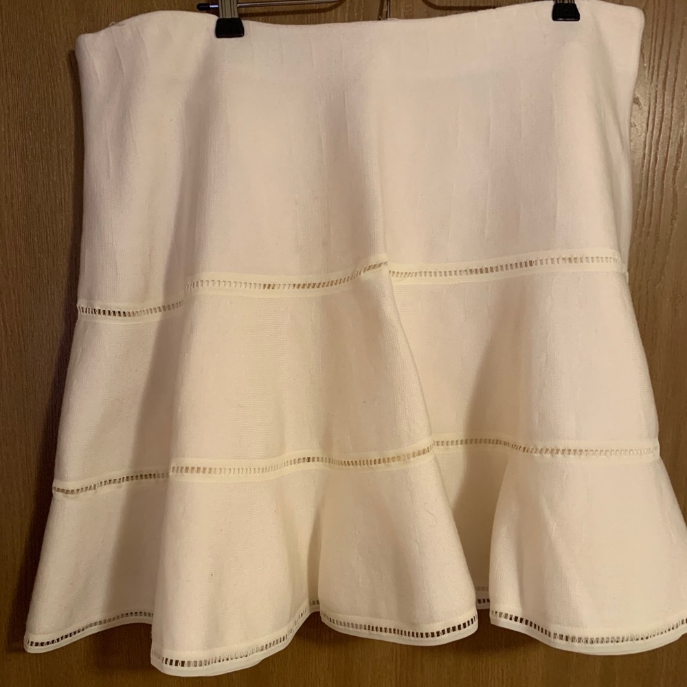 Ivory skirt winter skirt